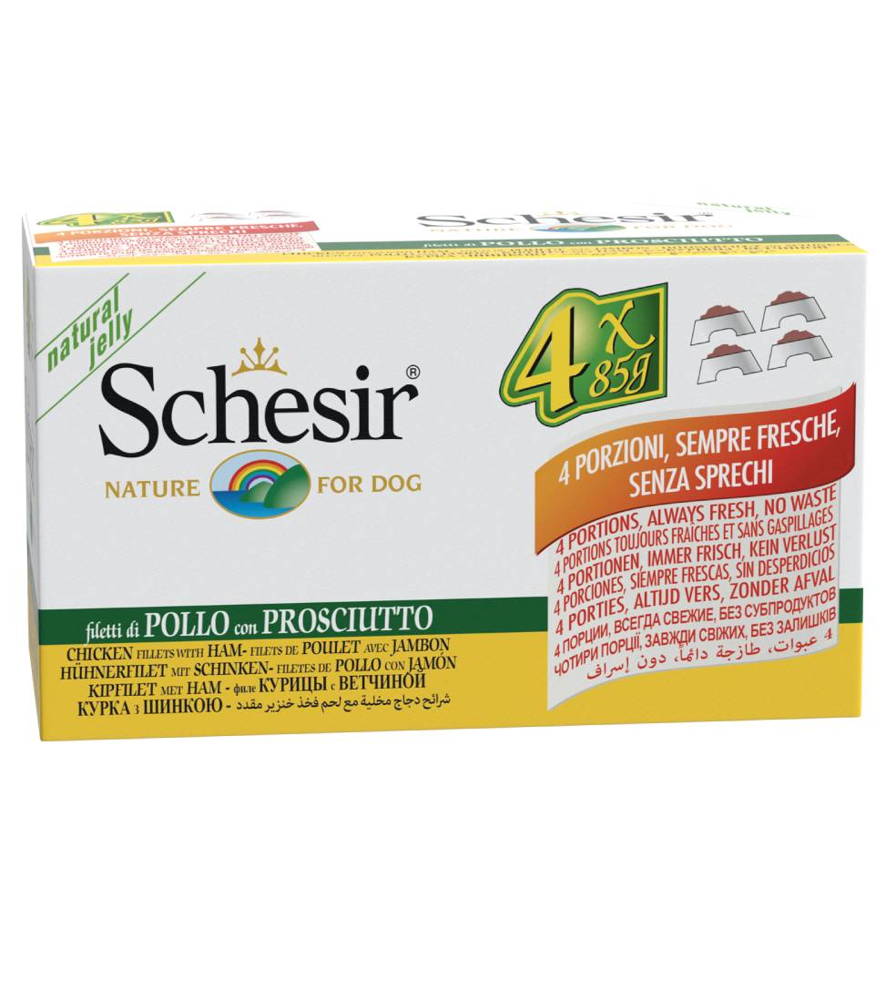 Schesir Dog - Multipack - 4x85g