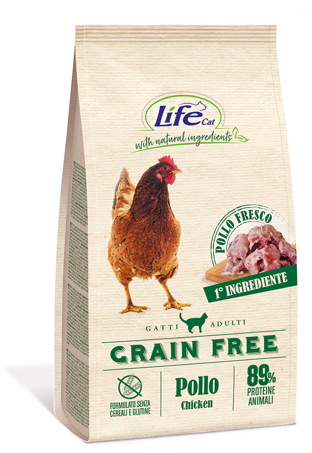 Life Cat - Adult - Grain Free - Pollo e Patate - 1.5kg