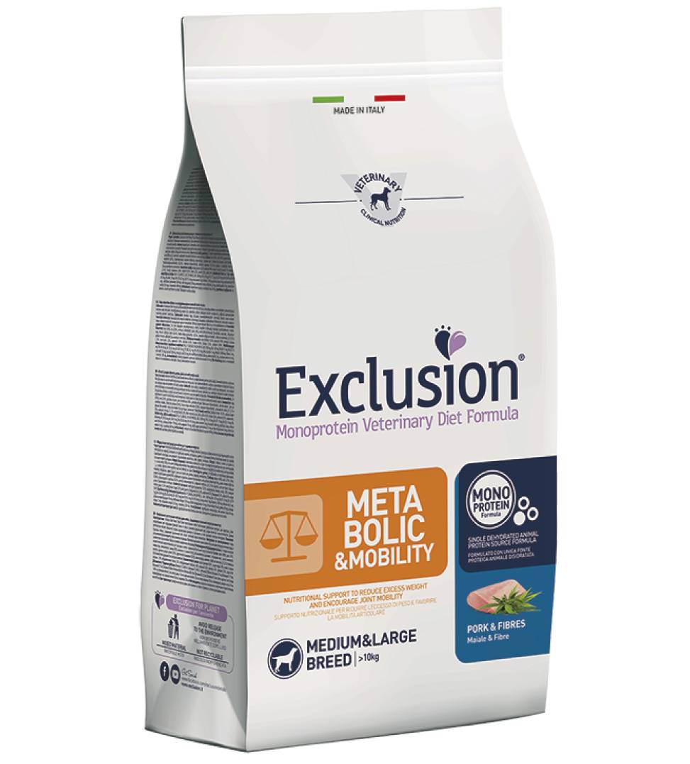 Exclusion - Veterinary Diet Canine - Metabolic-Mobility - Medium/Large - 12kg	