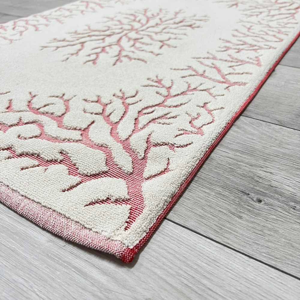 Tappeto Corallo Jacquard rosso 60 x 90