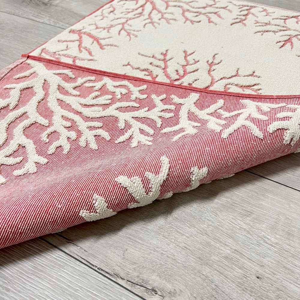 Tappeto Corallo Jacquard rosso 60 x 90