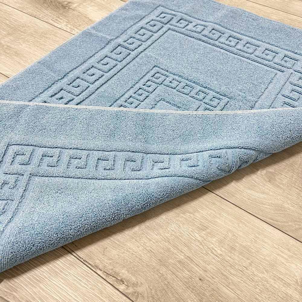 Tappeto Greca azzurro 60 x 180