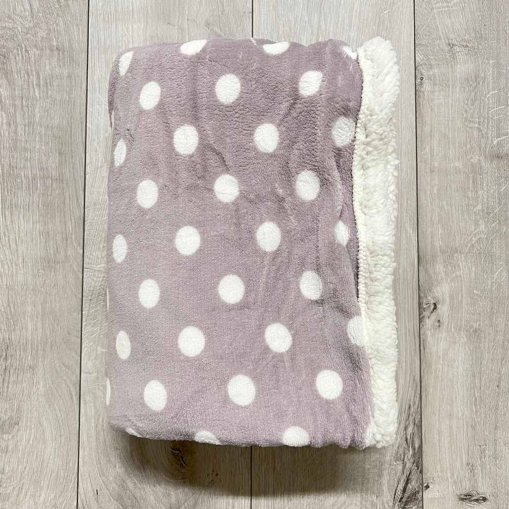 Plaid Aron Sherpa Pois 120 x 150