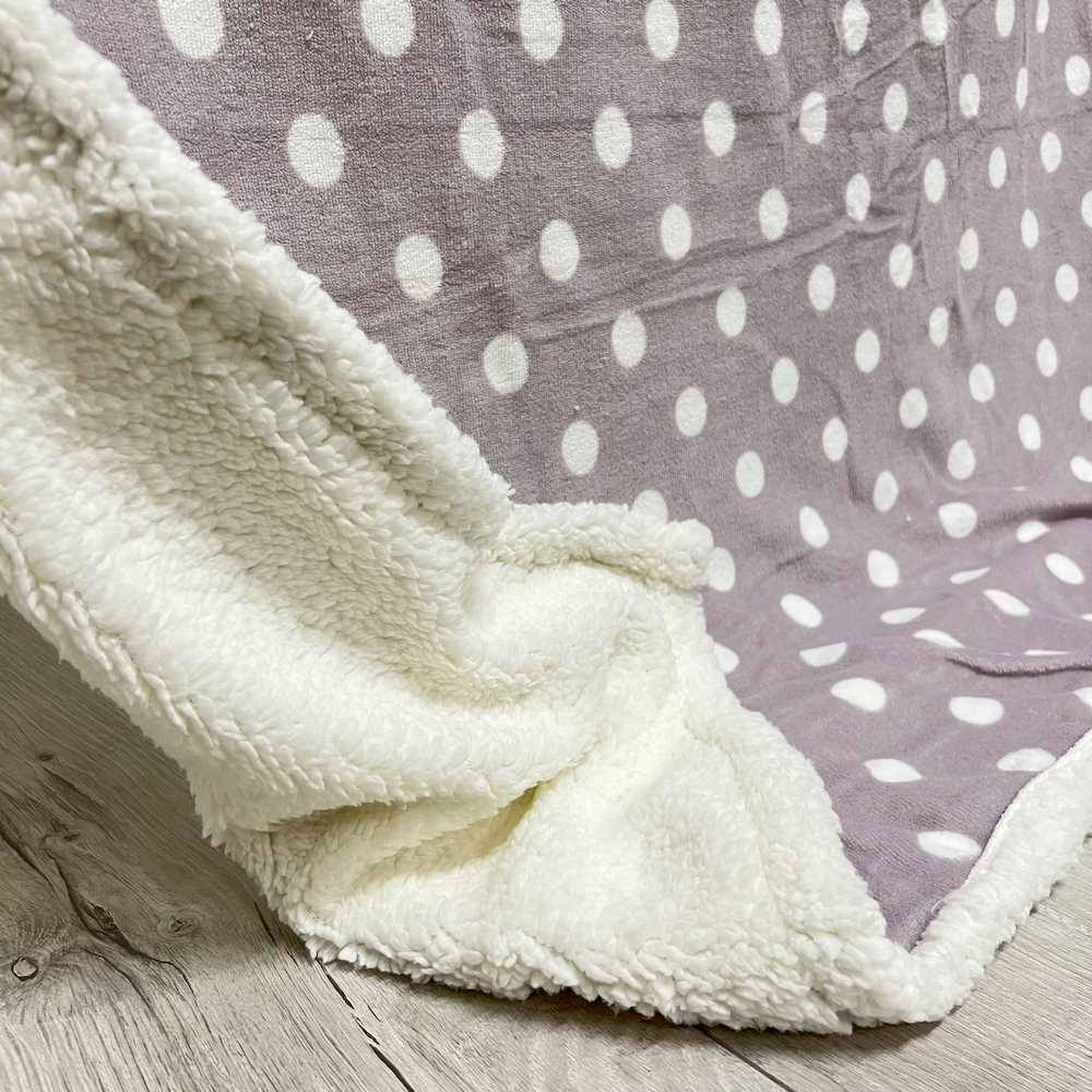 Plaid Aron Sherpa Pois 120 x 150