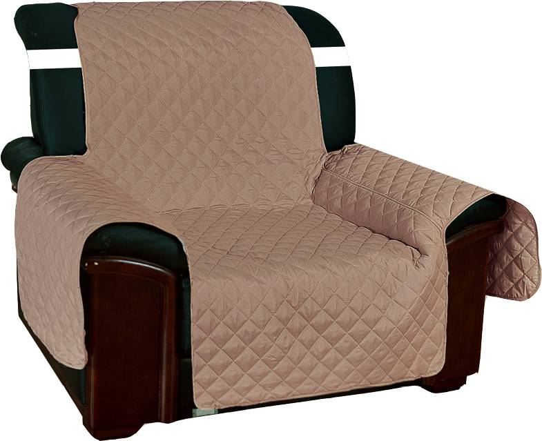 Copridivano 4 posti trapuntato antimacchia marrone | Le tele di Margi