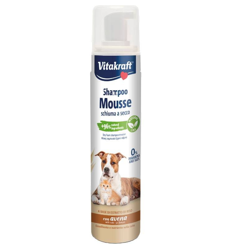 Vitakraft - Natural Line - Shampoo Schiuma a Secco - 200ml