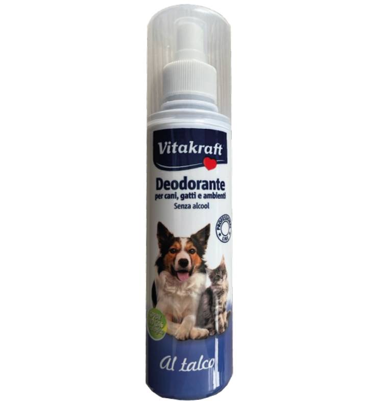 Deodorante spray al talco per cani e gatti Record