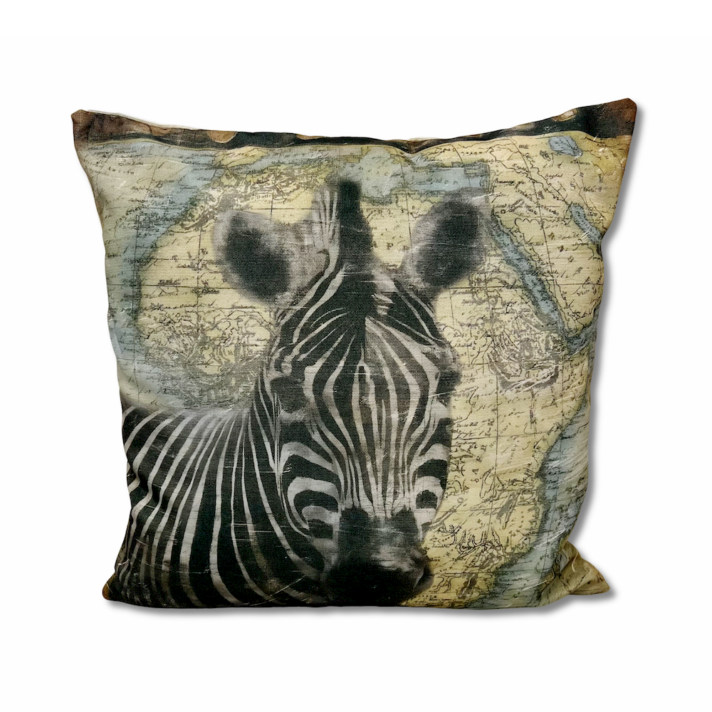 Federa cuscino 45 x 45 Stampa digitale Bart Zebra
