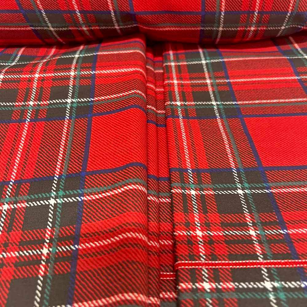 Completo Lenzuola Kilt rosso Singolo
