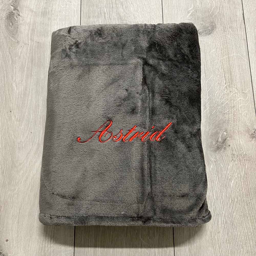 Plaid Sherpa Berry scozzese 130 x 160 Personalizzato