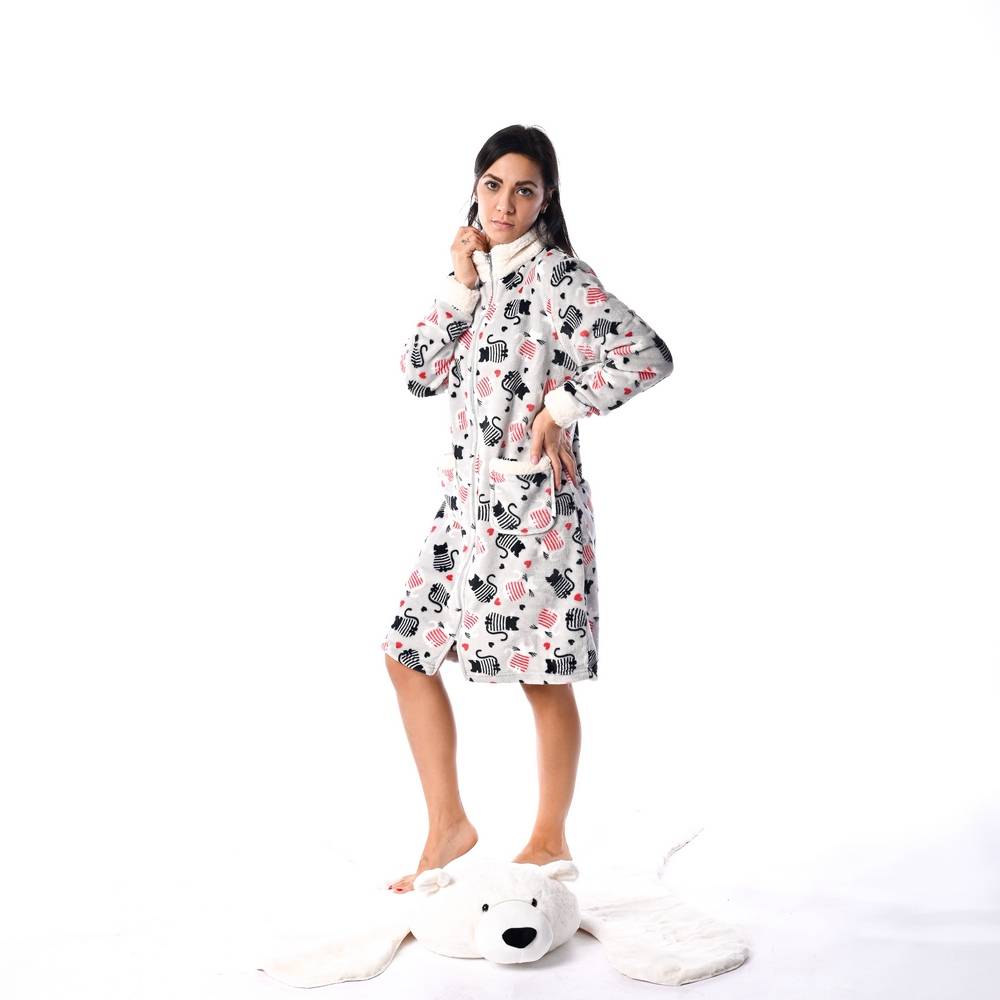 Felpa - Vestaglia Rasocashmere Buffy Gattini