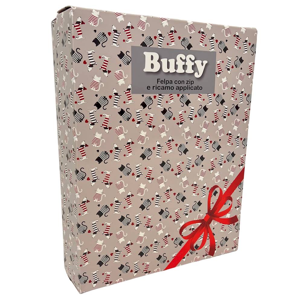 Felpa - Vestaglia Rasocashmere Buffy Gattini