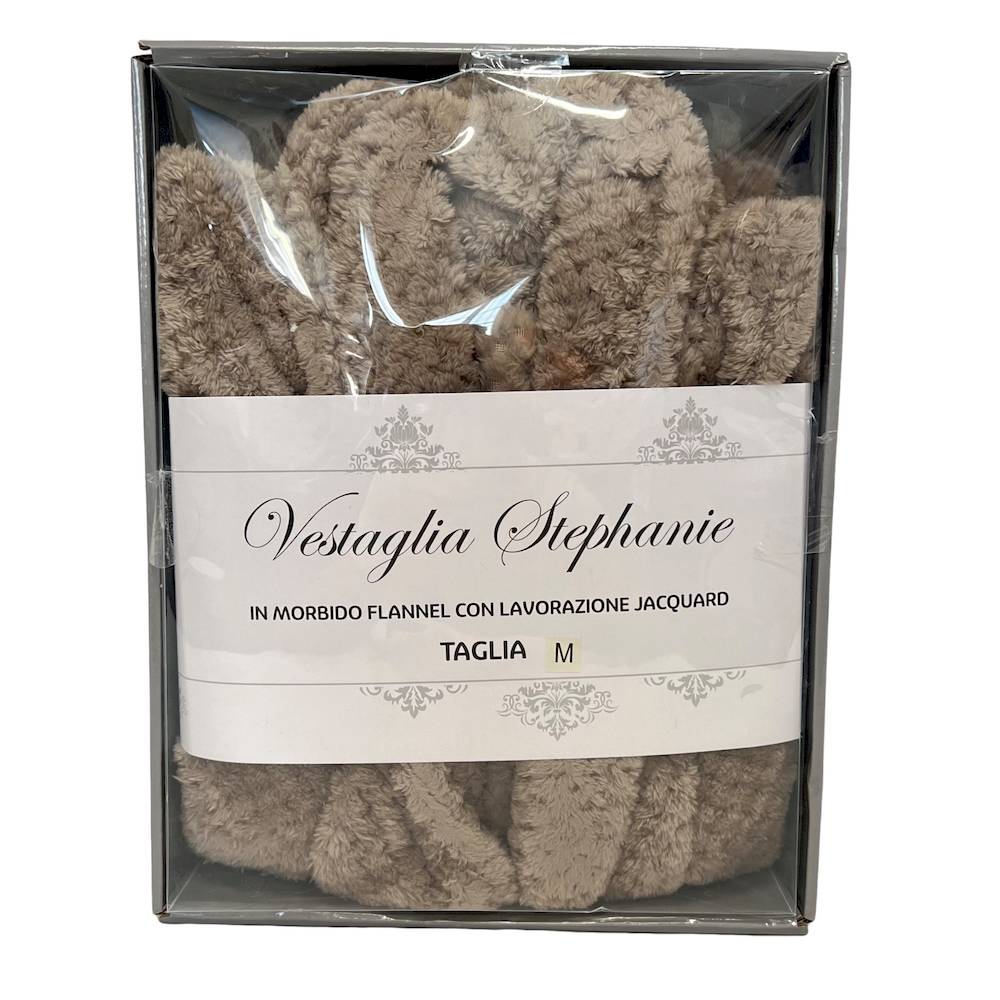 Vestaglia Stephanie Tortora Personalizzata