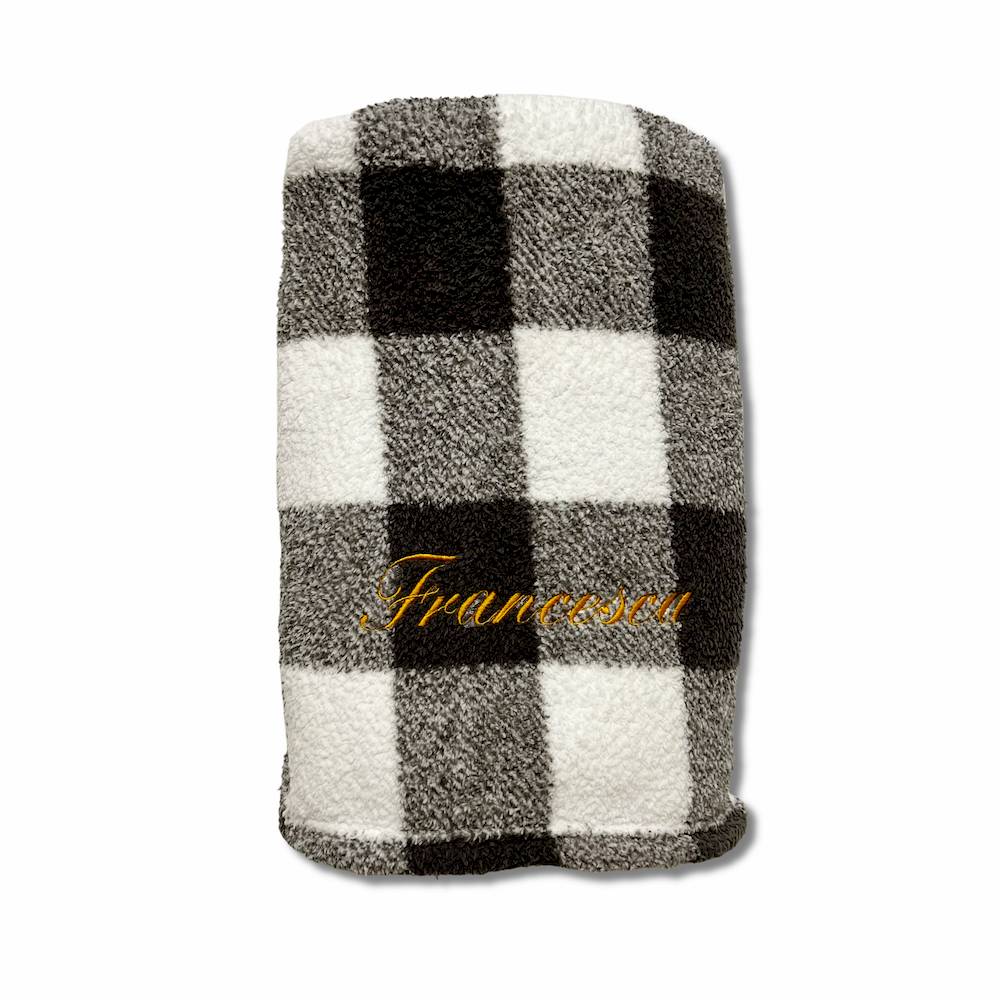 Plaid Sherpa Berry scozzese 130 x 160 Personalizzato