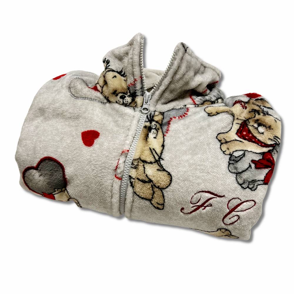 Felpa - Vestaglia Rasocashmere Buffy Gattini Personalizzata