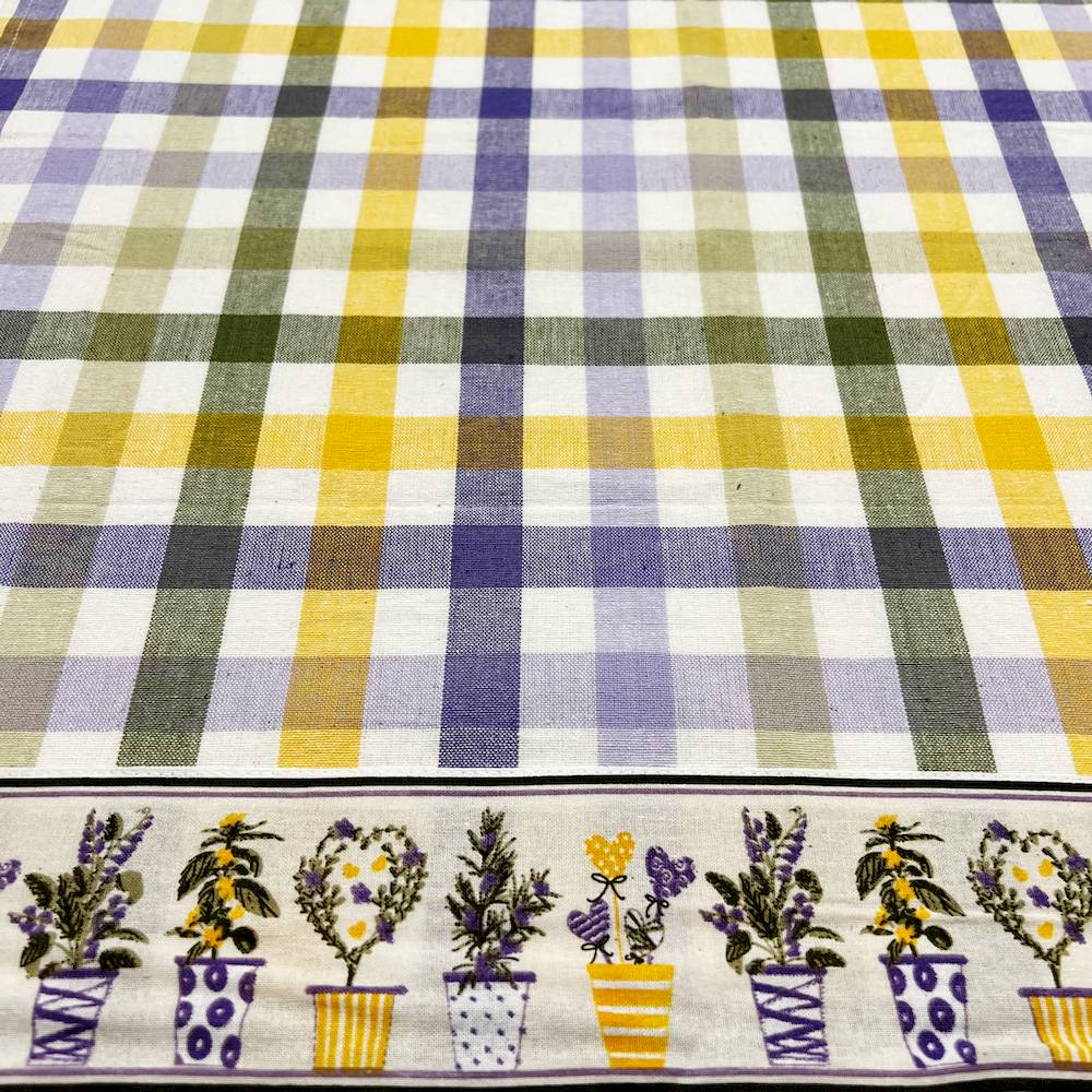 Canovaccio cucina vasetti colorati