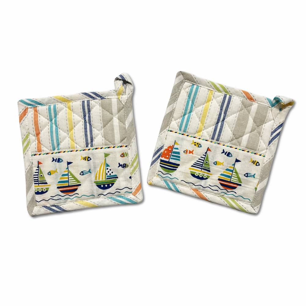 Set Canovaccio + presine Skipper Mare