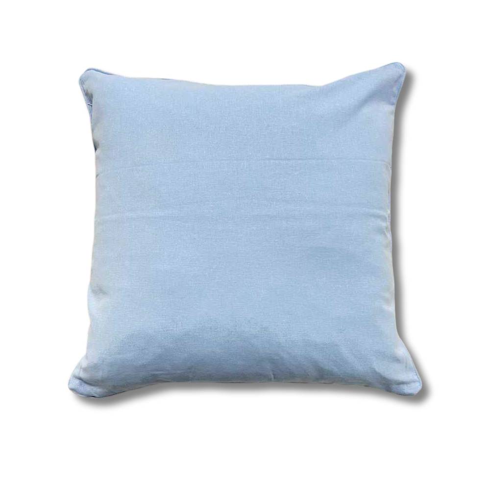 Cuscino imbottito 40 x 40 tinta unita azzurro