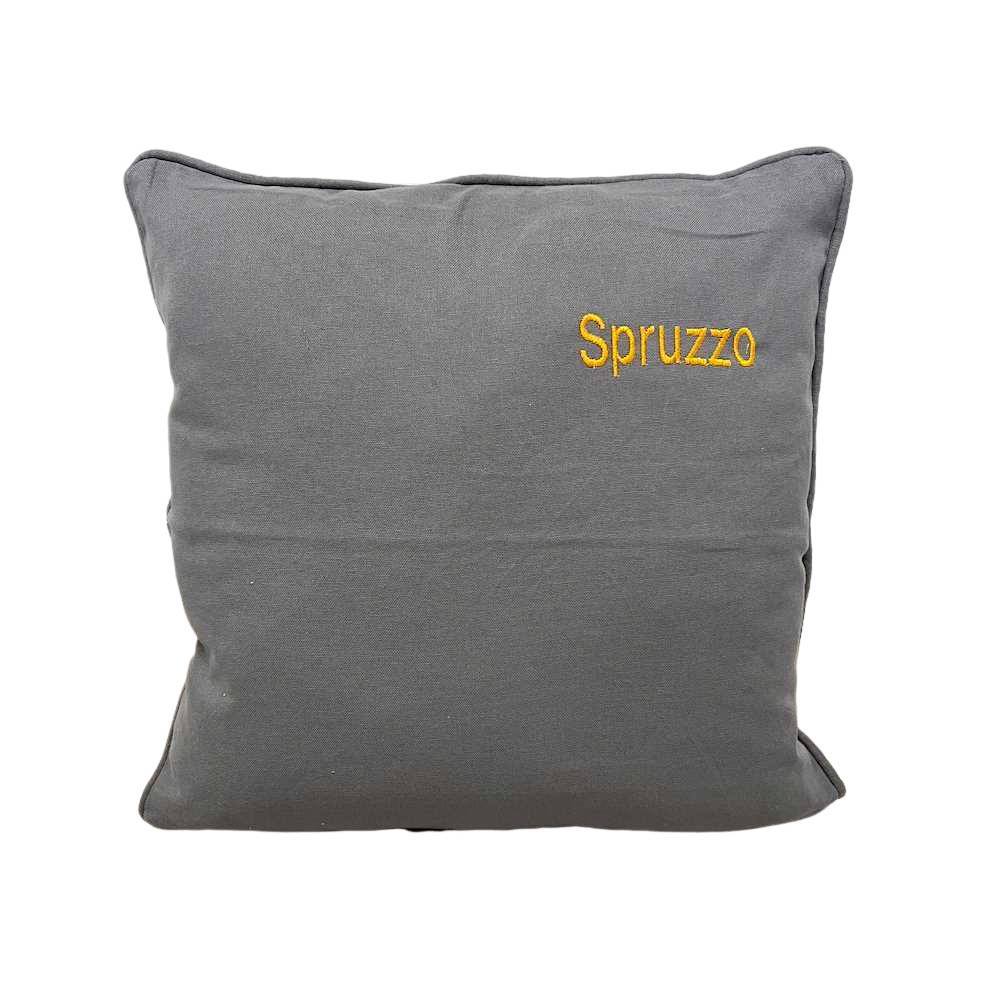 Federa cuscino 40 x 40 tinta unita Grigio scuro Personalizzata