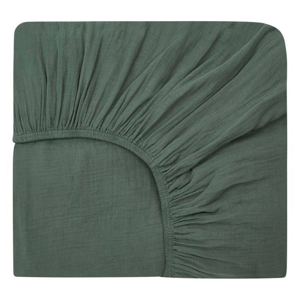 Lenzuolo sotto con angoli Jersey azzurro singolo