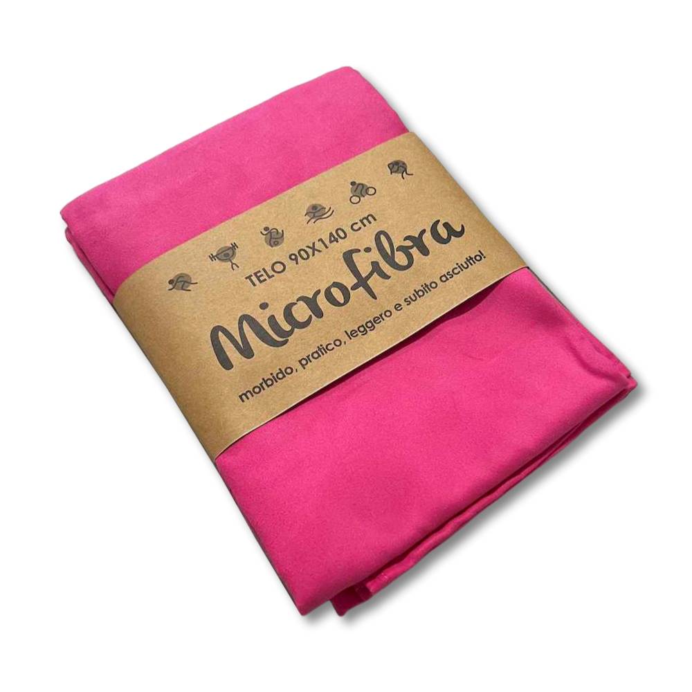 Telo bagno in microfibra Fuxia
