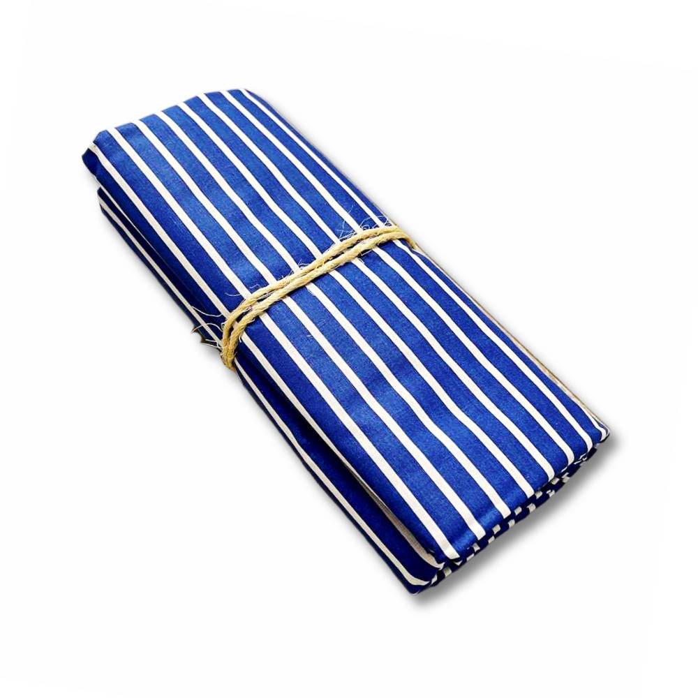 Copritutto Foulard cotone leggero manhattan Riga blu 260 x 280