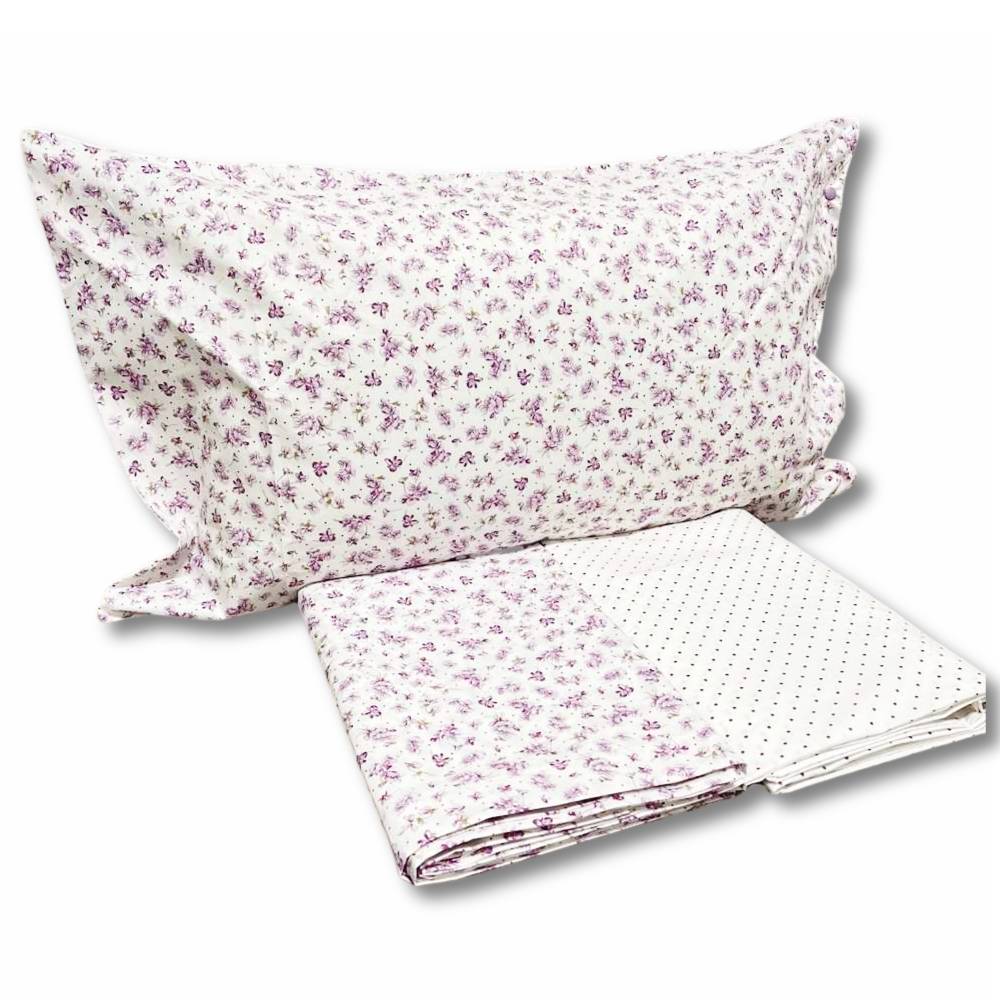 Completo Lenzuola Violette Lilla singolo