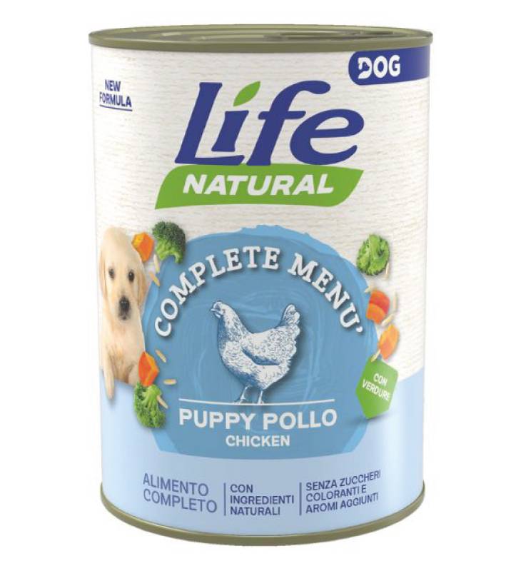 Life Dog - Complete Menù - Puppy - Pollo - 400gr