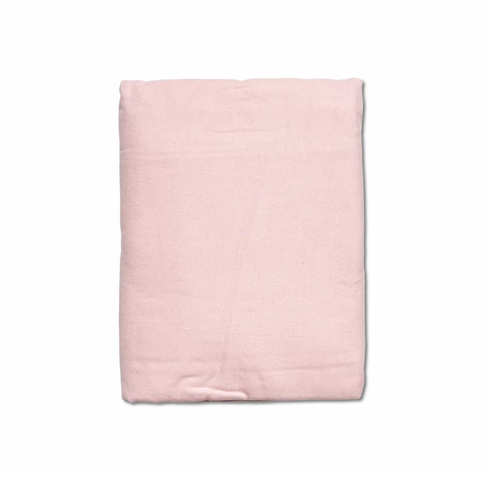 Lenzuolo in flanella da sotto con angoli Rosa singolo