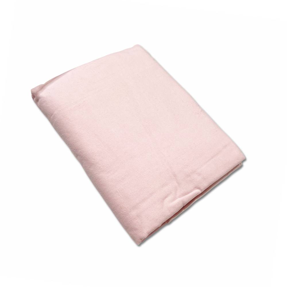Lenzuolo in flanella da sotto con angoli Rosa singolo