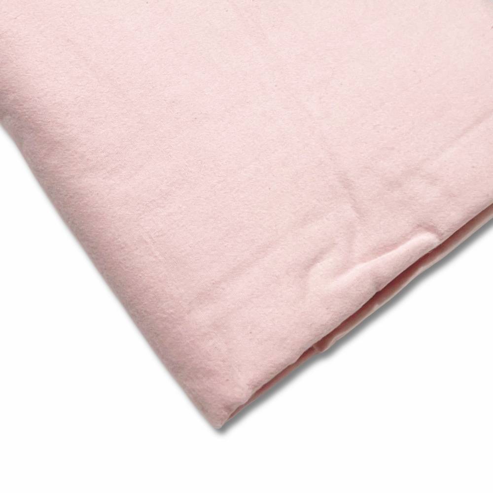 Lenzuolo in flanella da sotto con angoli Rosa singolo