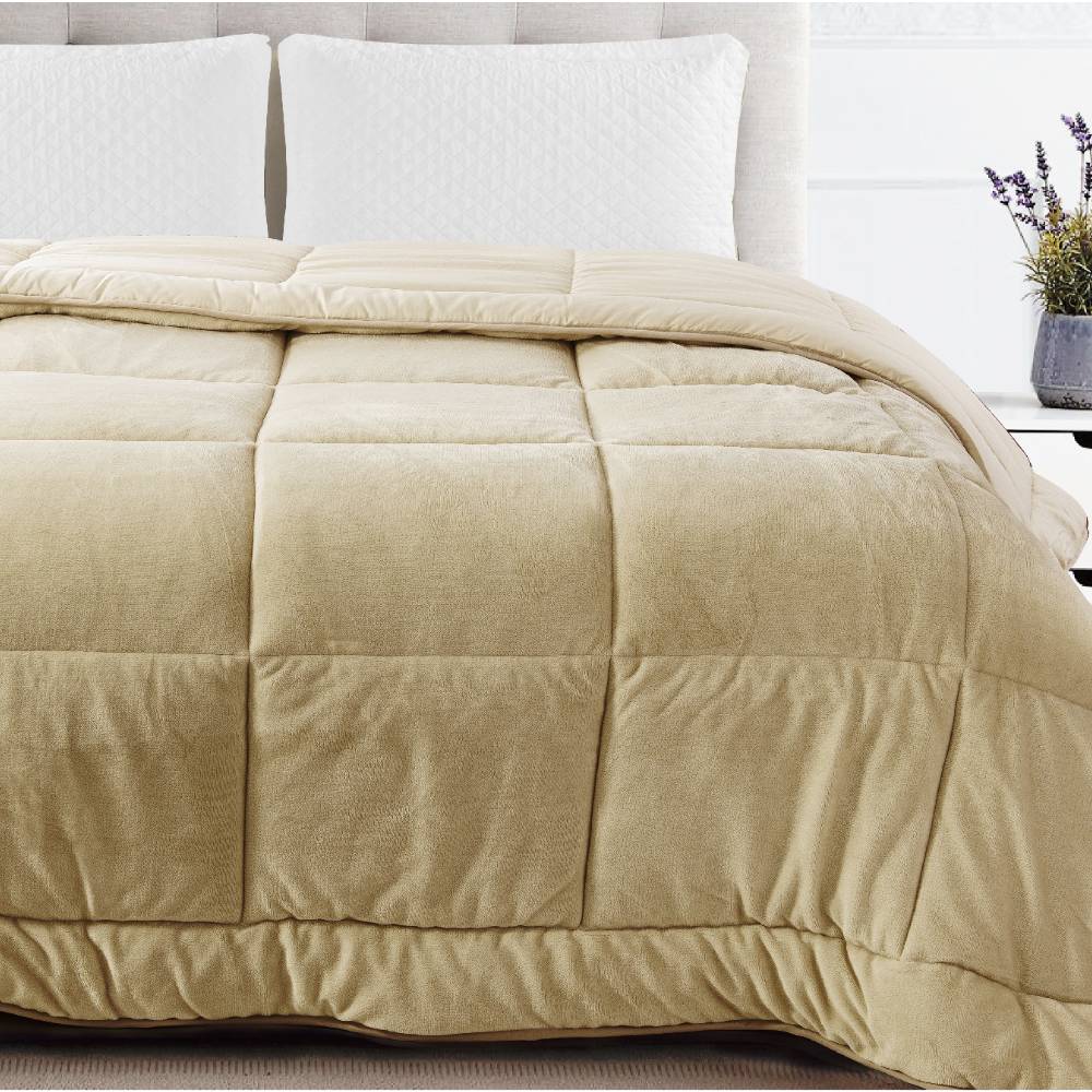 Trapunta singola Pelliccetta Heidi Beige 180 x 260