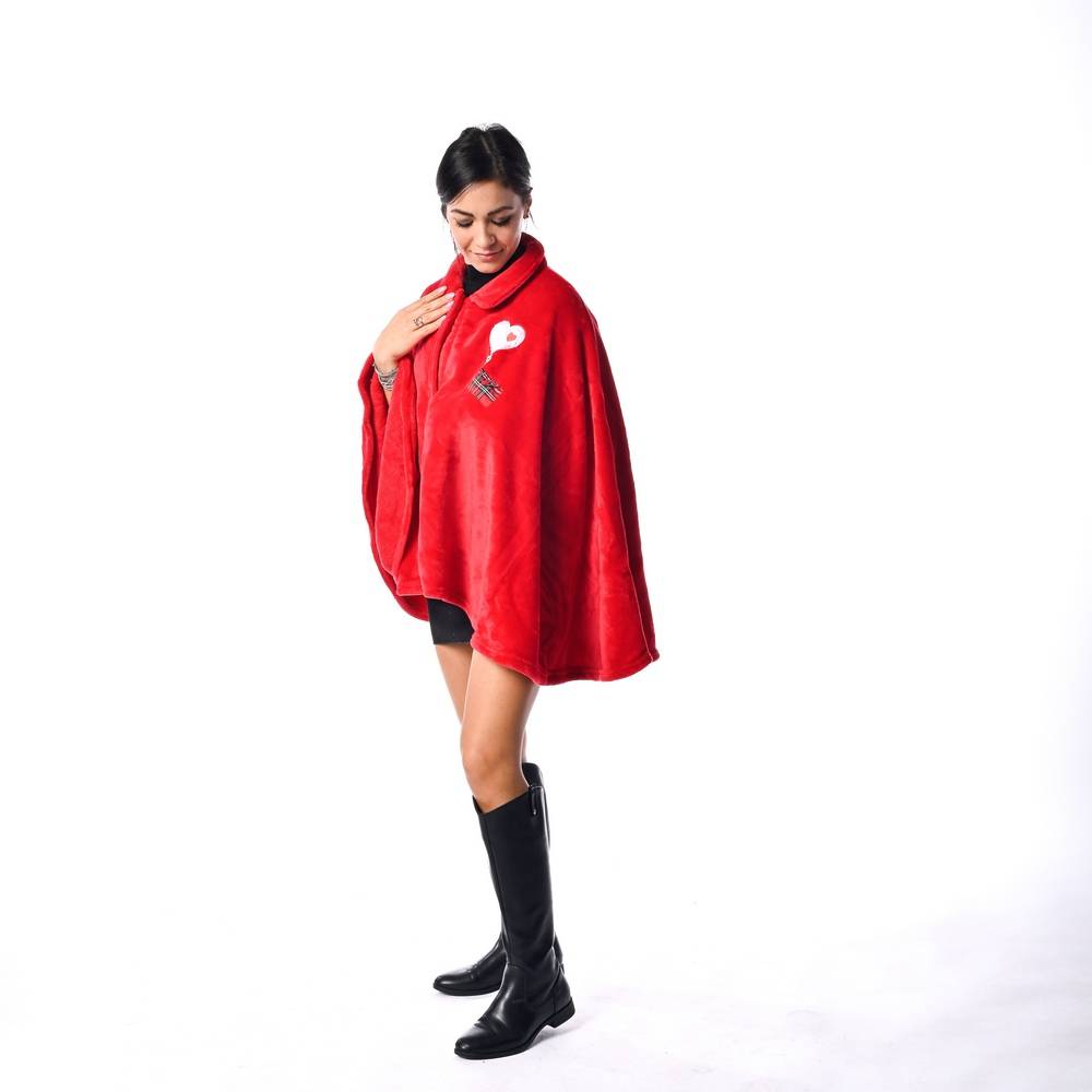 Mantella - Poncho Sublime Bordeaux Personalizzato