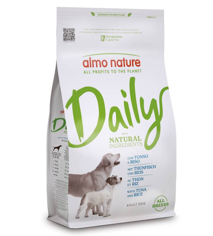Almo Nature - Daily Dog - All Breeds - Adult - Tonno e Riso - 1.2kg