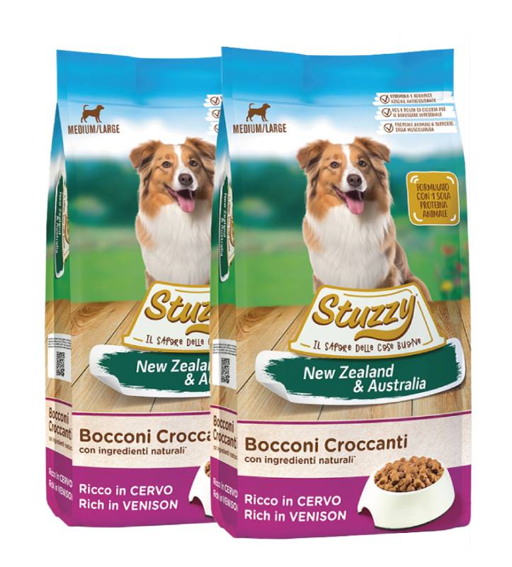 KIT 2 X Stuzzy  - New Zealand & Australian - Medium/Large - Cervo - 12kg