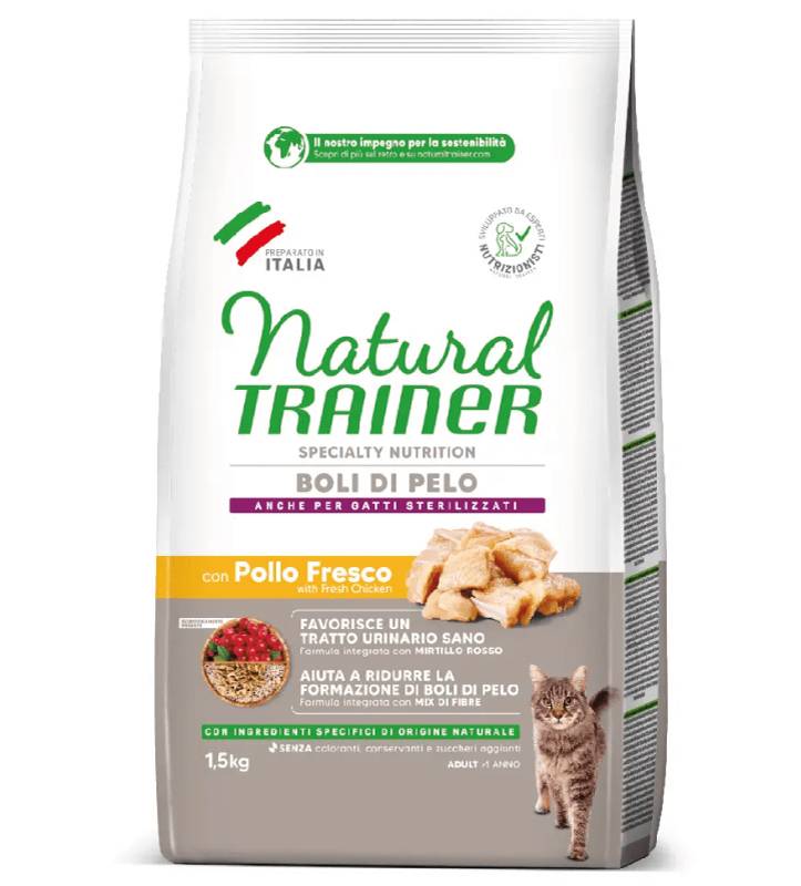 Trainer Natural Cat - Boli di Pelo - 1.5 kg